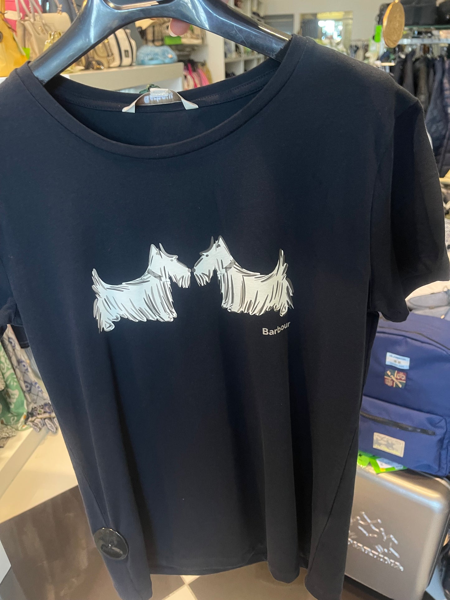 BARBOUR WOMAN T-SHIRT HIGHLANDS LTS0669
