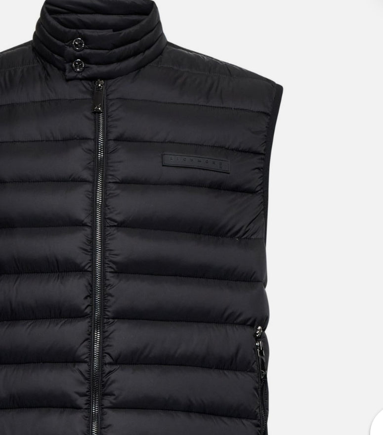 JOHN RICHMOND X QUILTED ZIP - UP GILET UMA25156PI