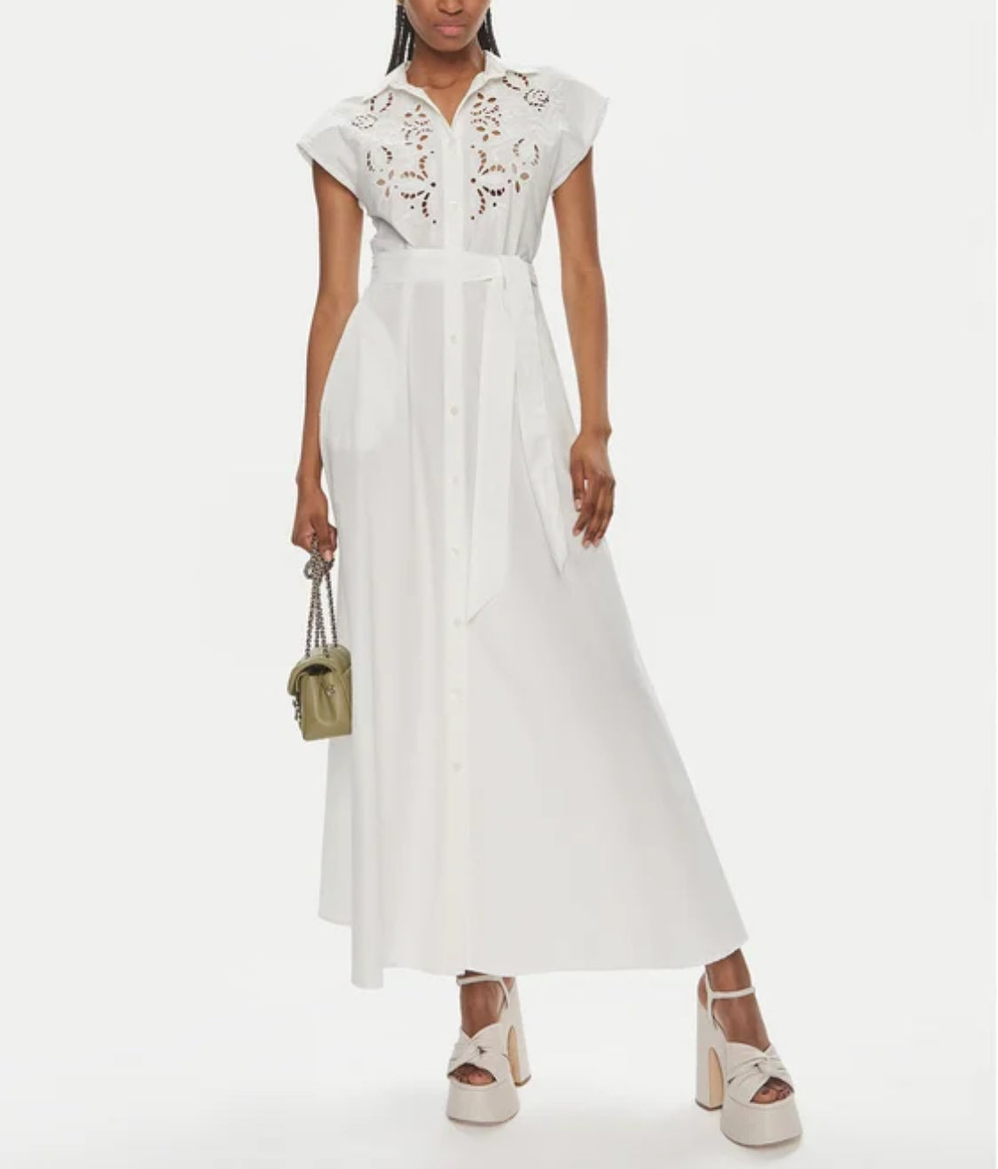 GAUDI SHIRT DRESS WITH EMBROIDERY 411FD15029