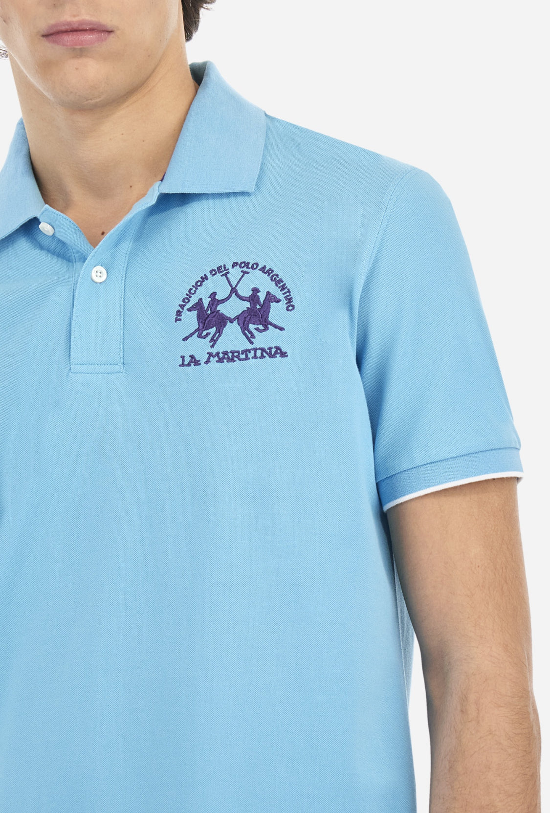 LA MARTINA MAN REGULAR FIT POLO SHIRT PIQUET MAP001