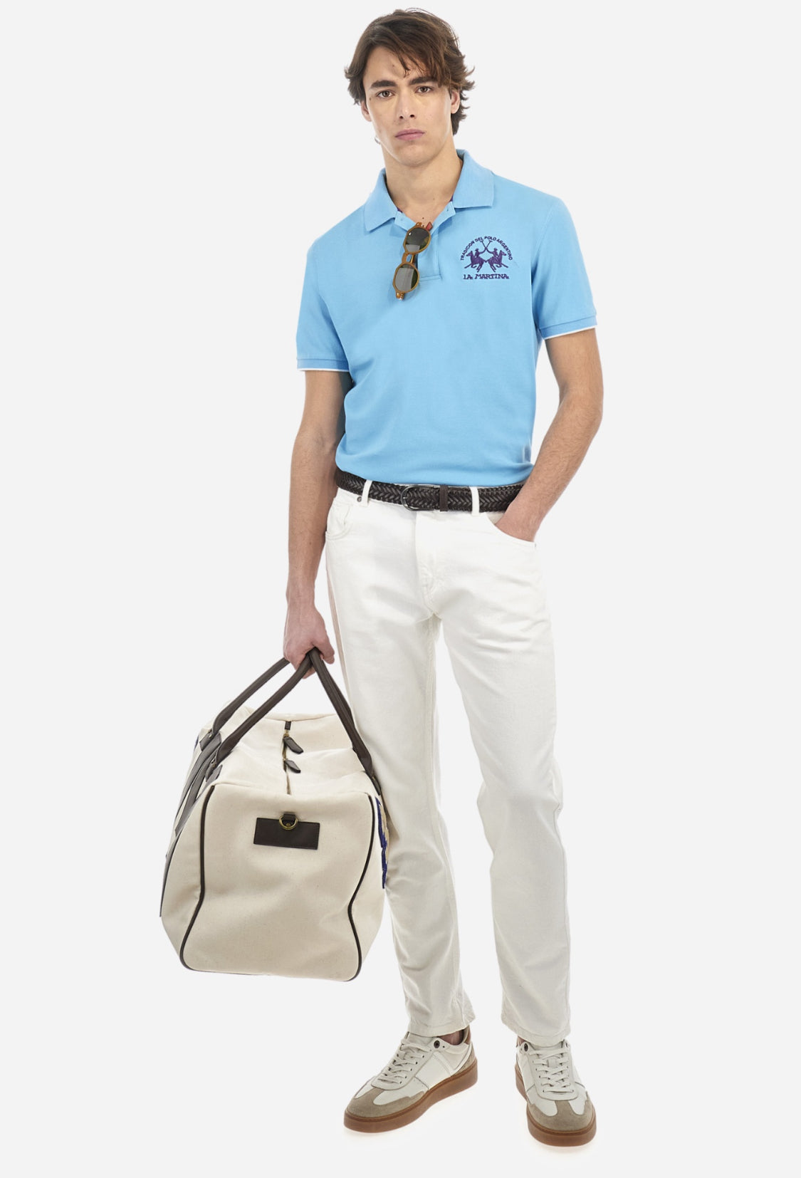 LA MARTINA MAN REGULAR FIT POLO SHIRT PIQUET MAP001