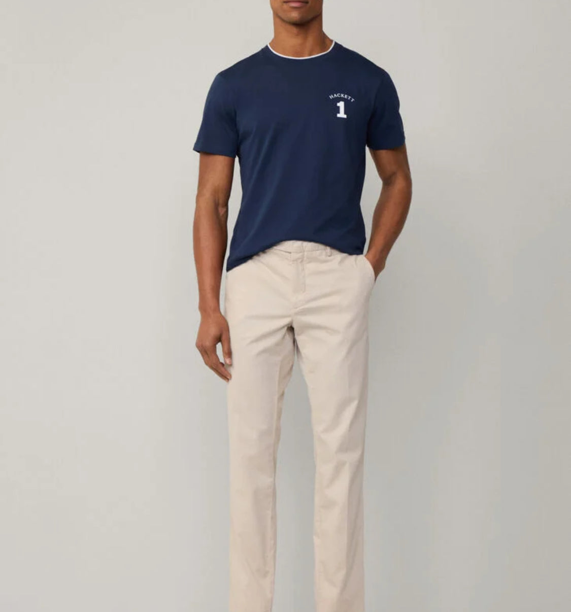 HACKETT CLASSIC FIT BRANDED NUMBER T-SHIRT HM500894