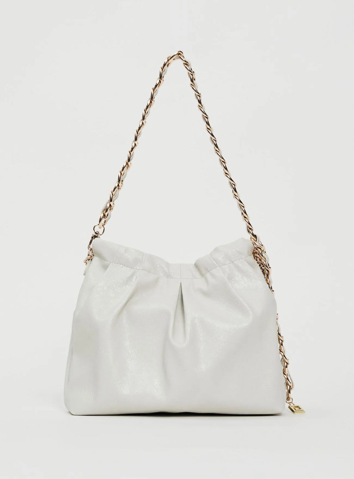 Gaudi Black bucket bag with chains