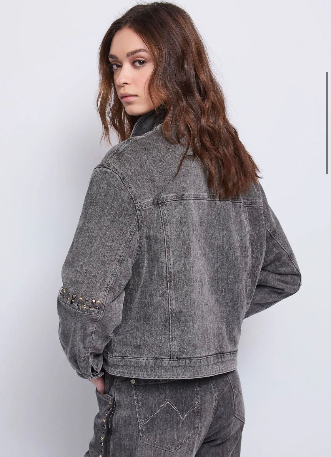 Gaudi women’s used cotton denim jacket