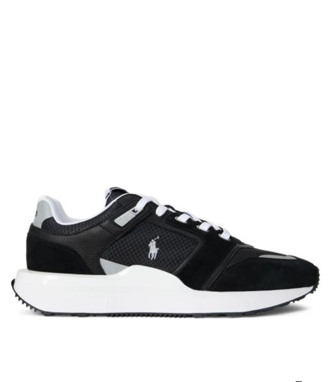 POLO RALPH LAUREN TRAIN 89 V2 SUED-PANELED SNEAKER