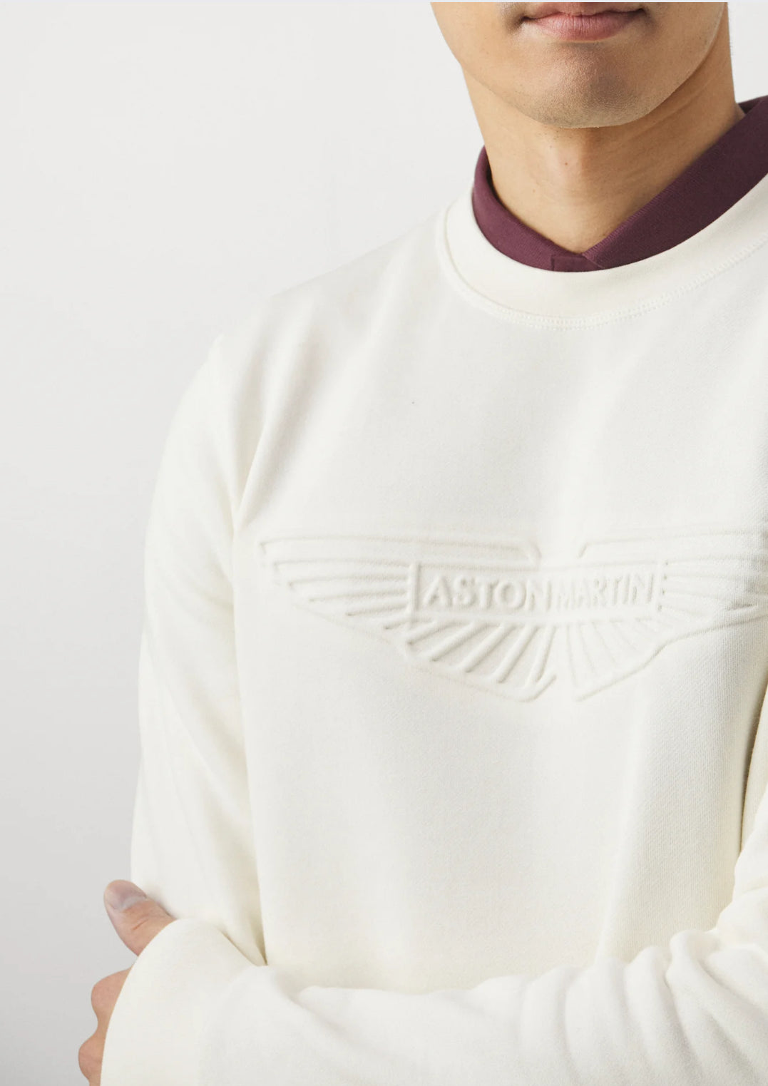 HACKETT ASTON MARTIN EMBOSSED CREW HM581154