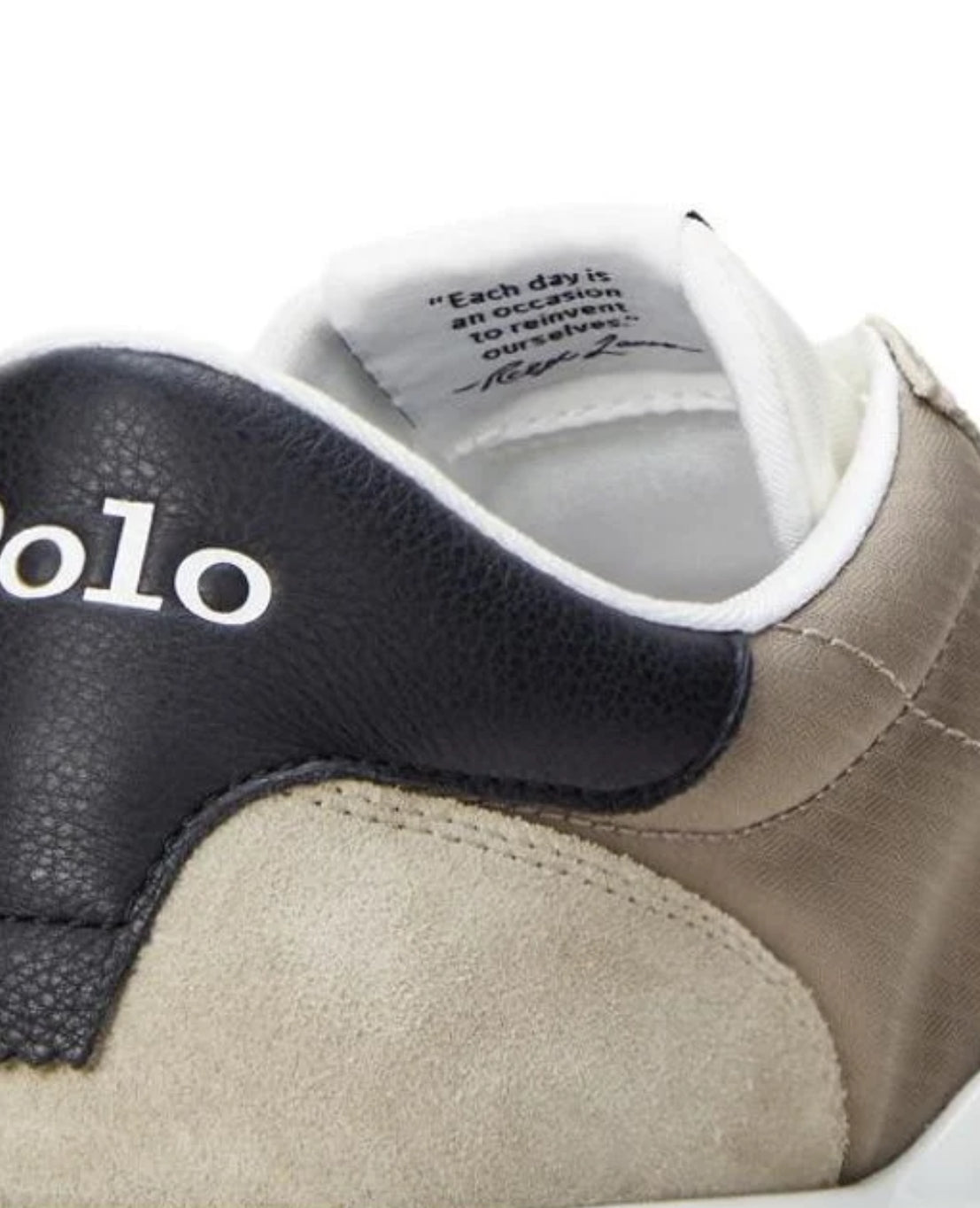 POLO RALPH LAUREN TRAIN 89 SUEDE AND OXFORD TRAINER
