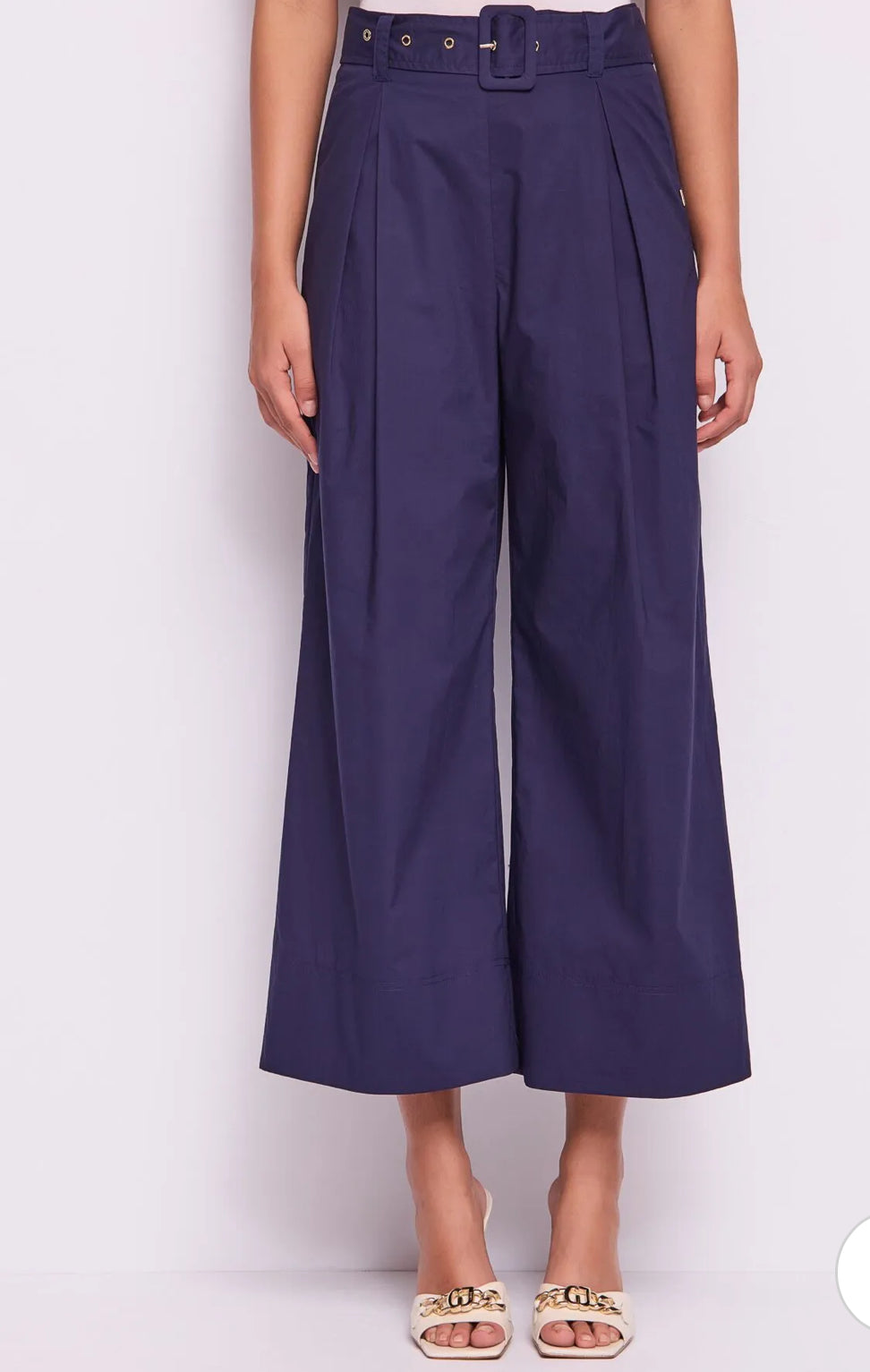GAUDI WOMEN’S blue cotton trouser 511FD25010