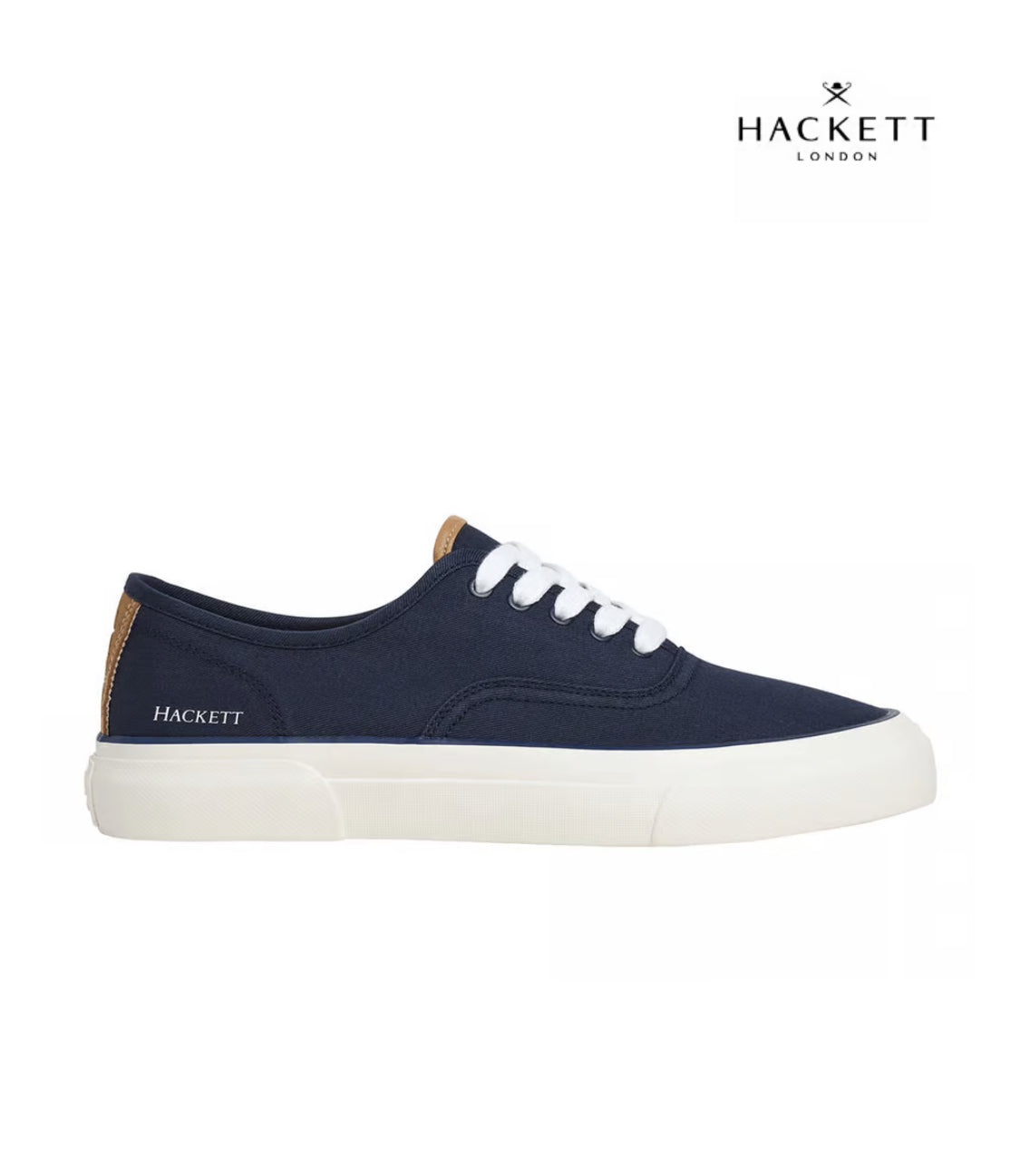 HACKETT MAN BLAKE SMART SHOES NAVY BLUE & WHITE