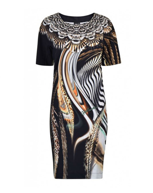 JUST CAVALLI PRINTED DRESS S02CT0528 70%