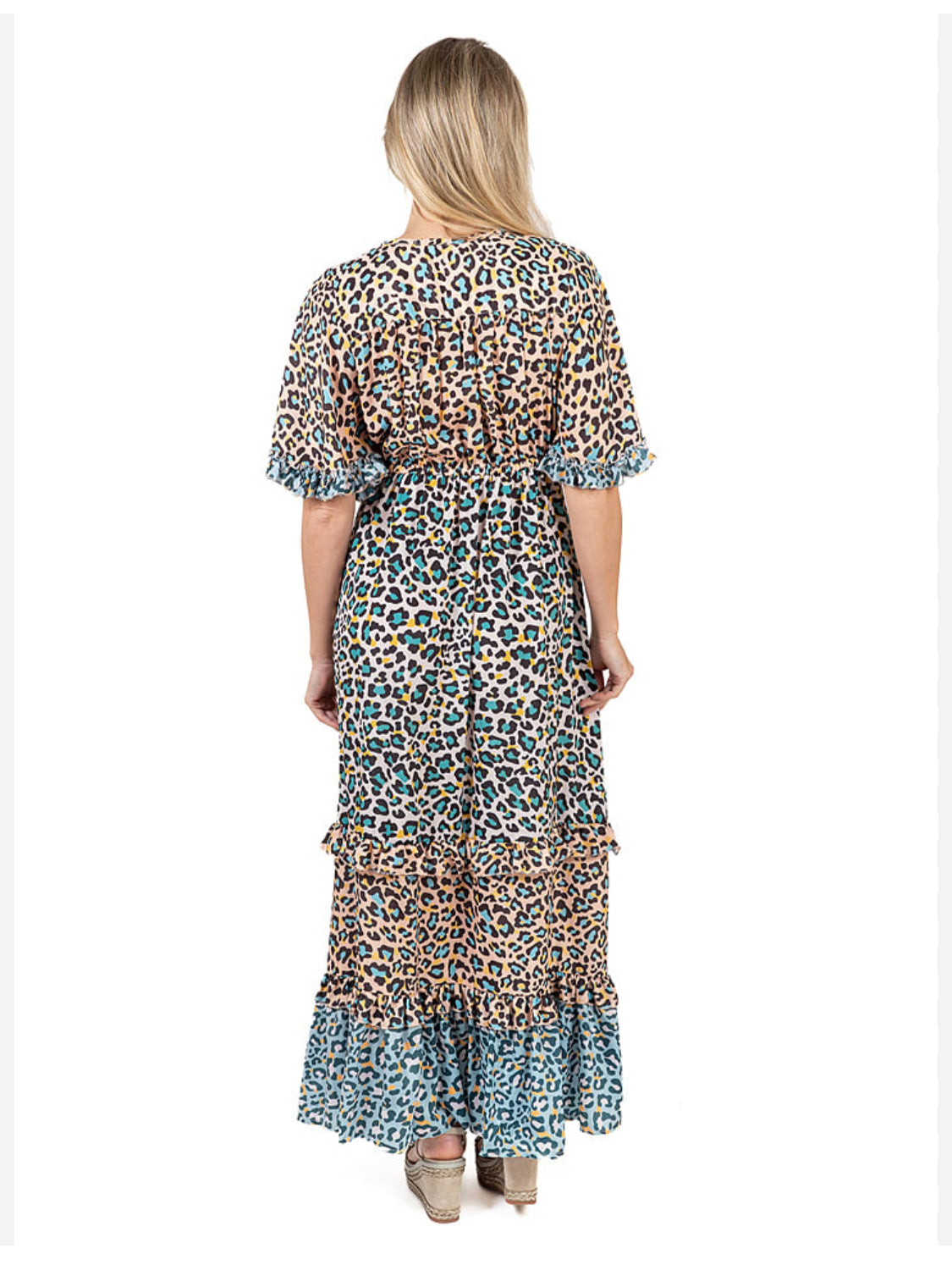 Isla Bonita animal print long dress 31811