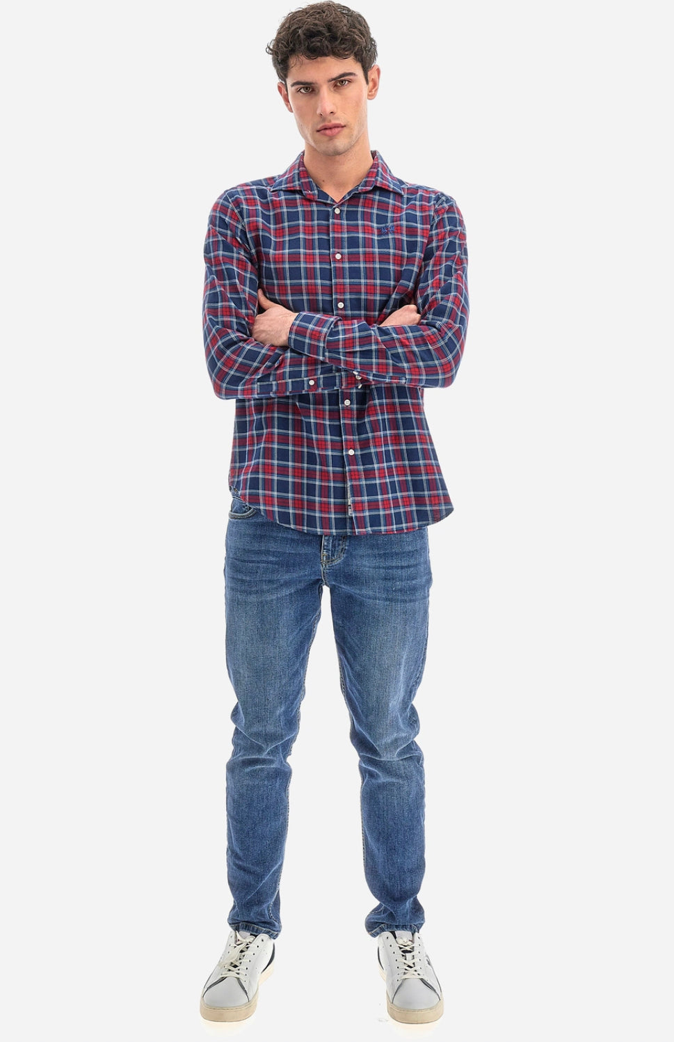 LA MARTINA MAN LONG SLEEVES CHECKED SHIRT WMC030 61%