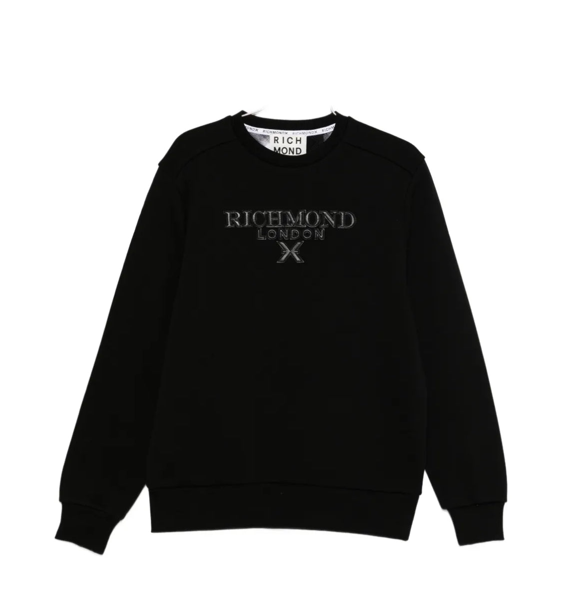 John Richmond X Logo-embroidered sweatshirt UMA25067FE