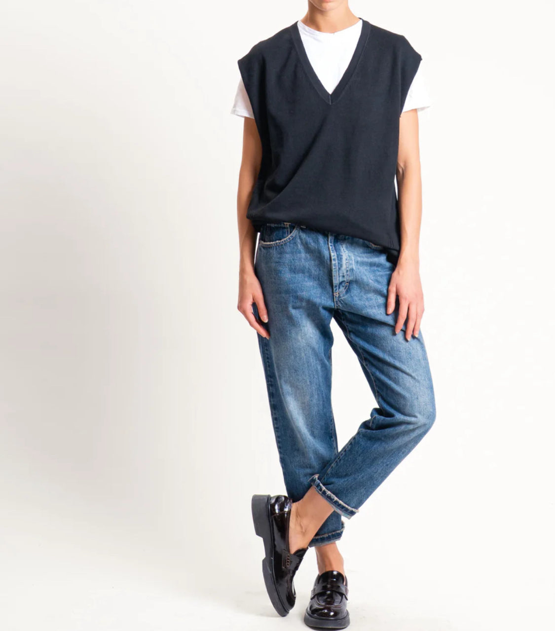 Anonyme wool knitwear gilet KF5029