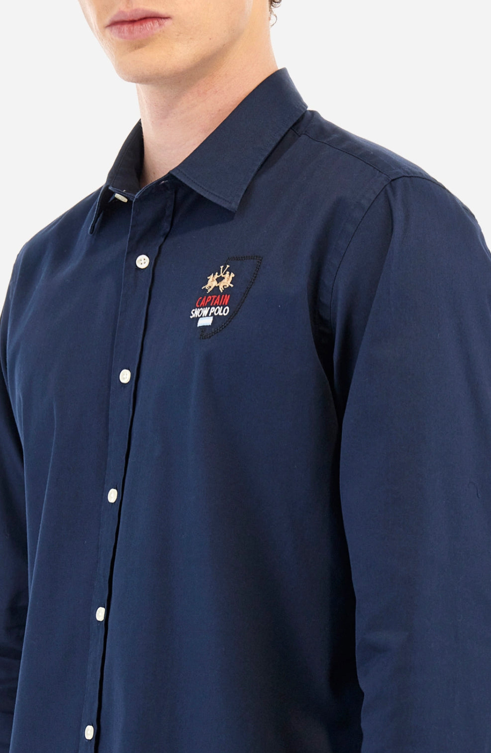 LA MARTINA MAN LONG SLEEVE COTTON SHIRT WMC301