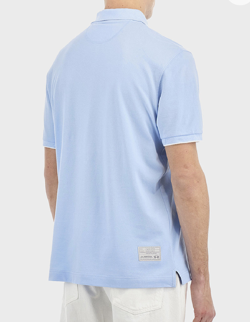 LA MARTINA MAN Regular fit polo shirt in stretch cotton piquet- Miguel MAB001