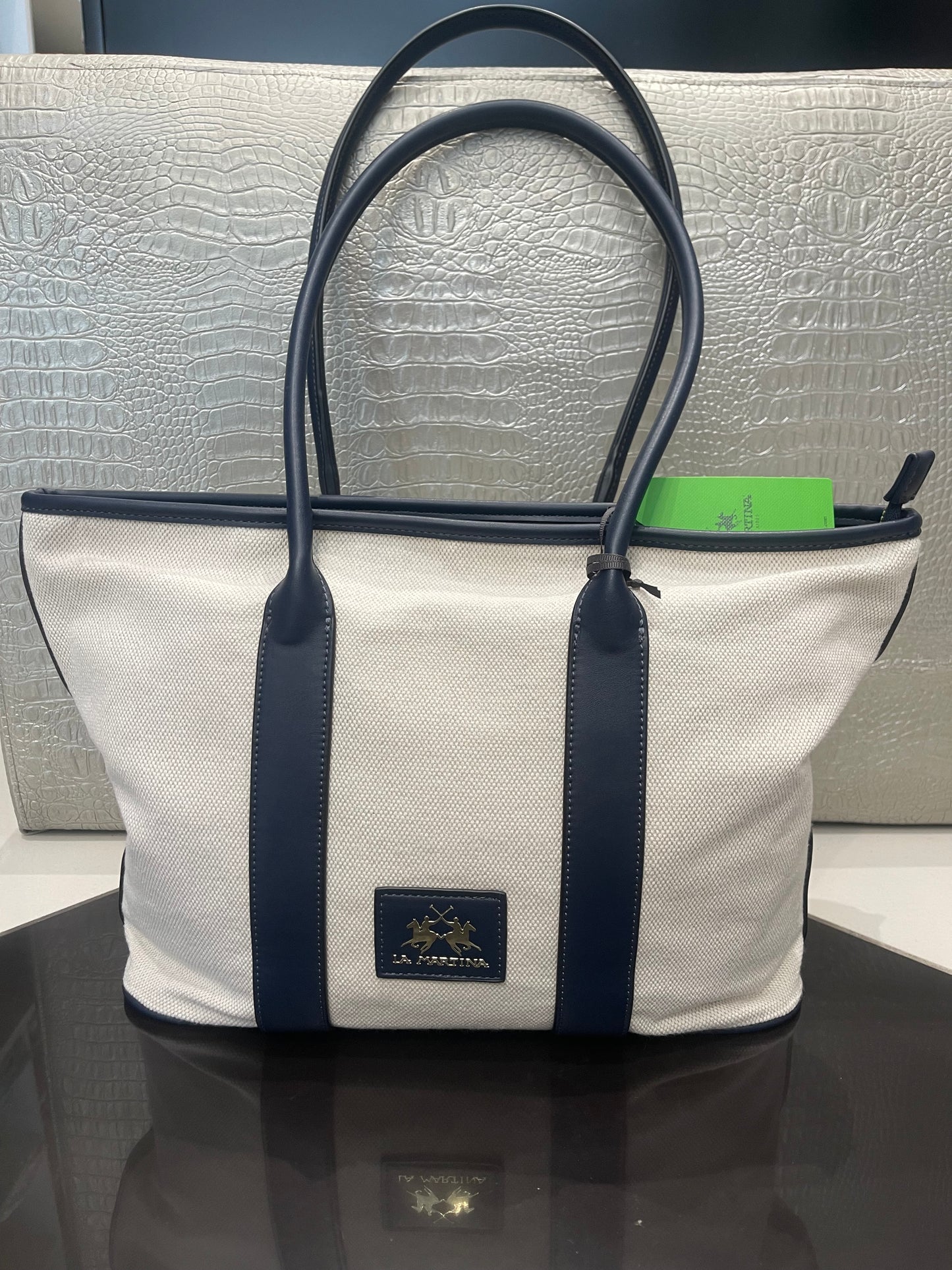 LA MARTINA WOMAN BAG HERITAGE BEIGE LMBA01064P