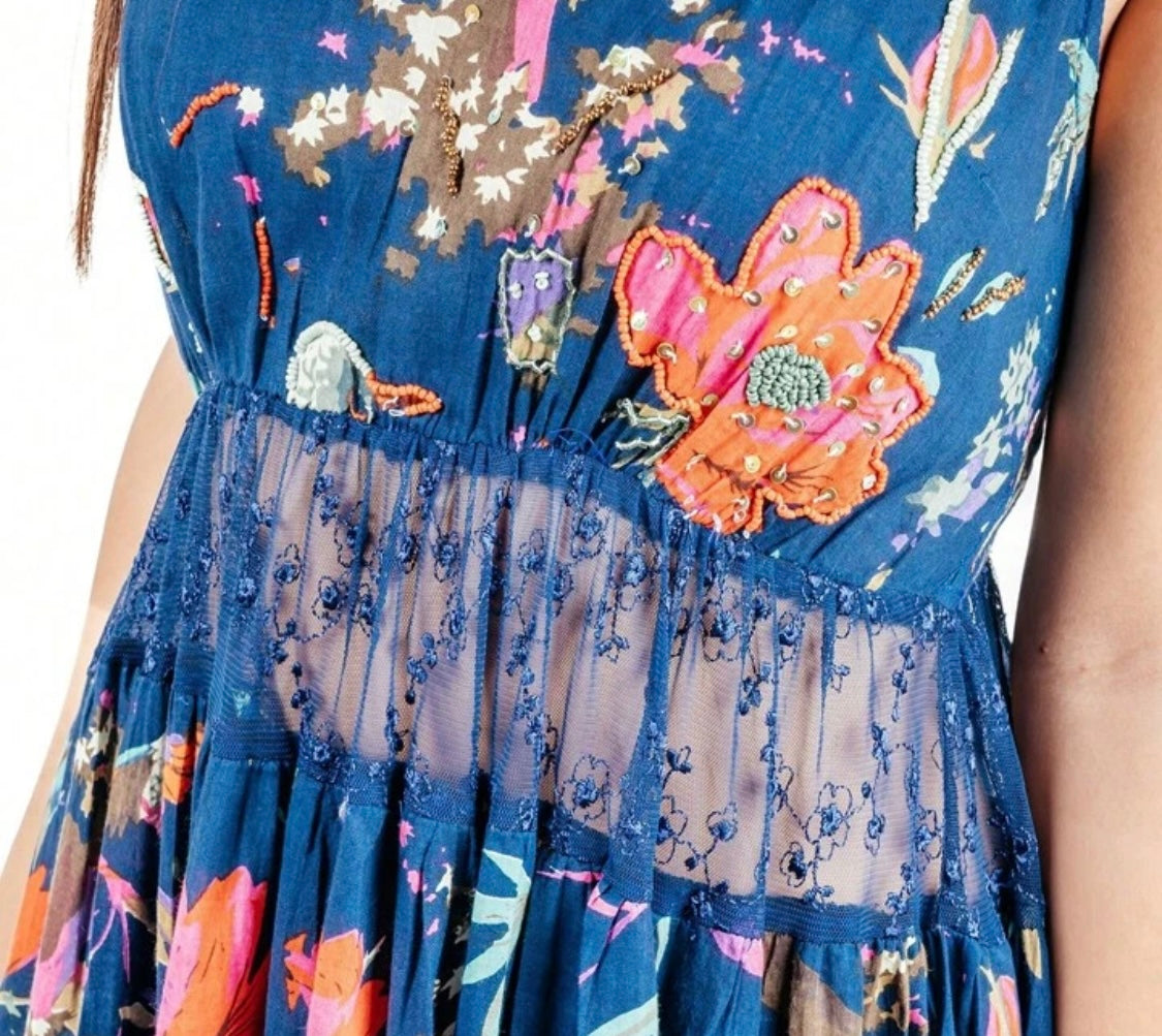 Isla Bonita Maxi Floral Summer Dress 28310