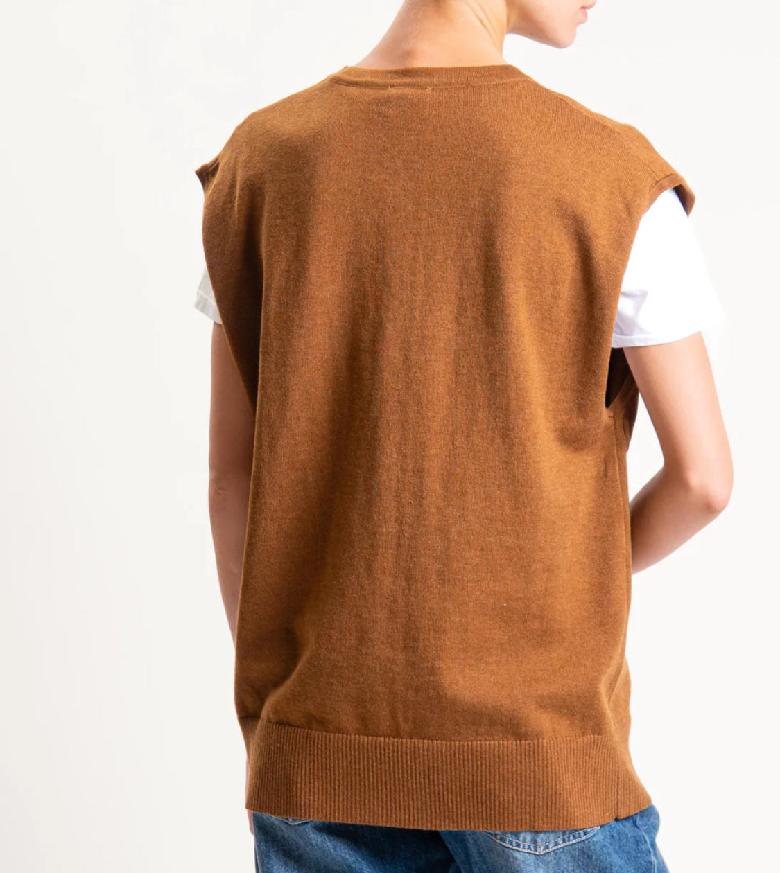 Anonyme wool knitwear gilet KF5029