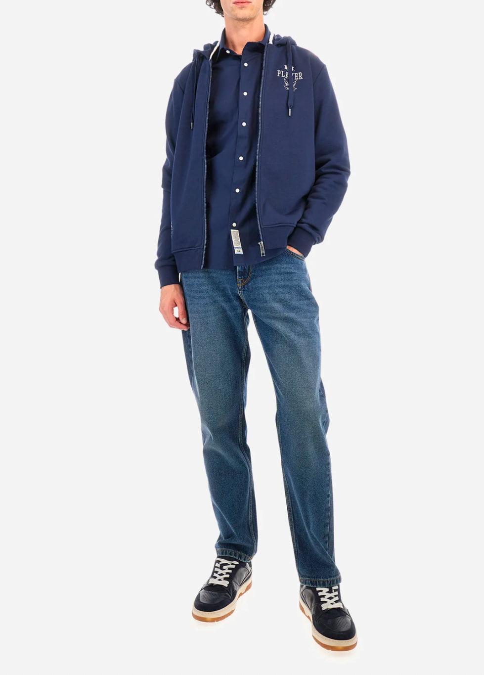 LA MARTINA MAN BASIC CARRY OVER SHIRT POPLIN Small Logo ZMC002