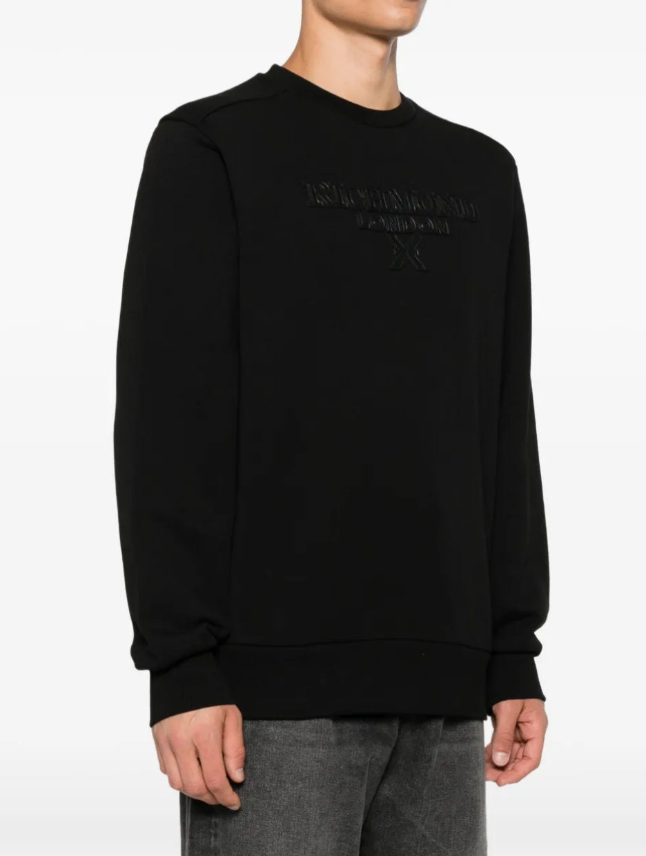 John Richmond X Logo-embroidered sweatshirt UMA25067FE