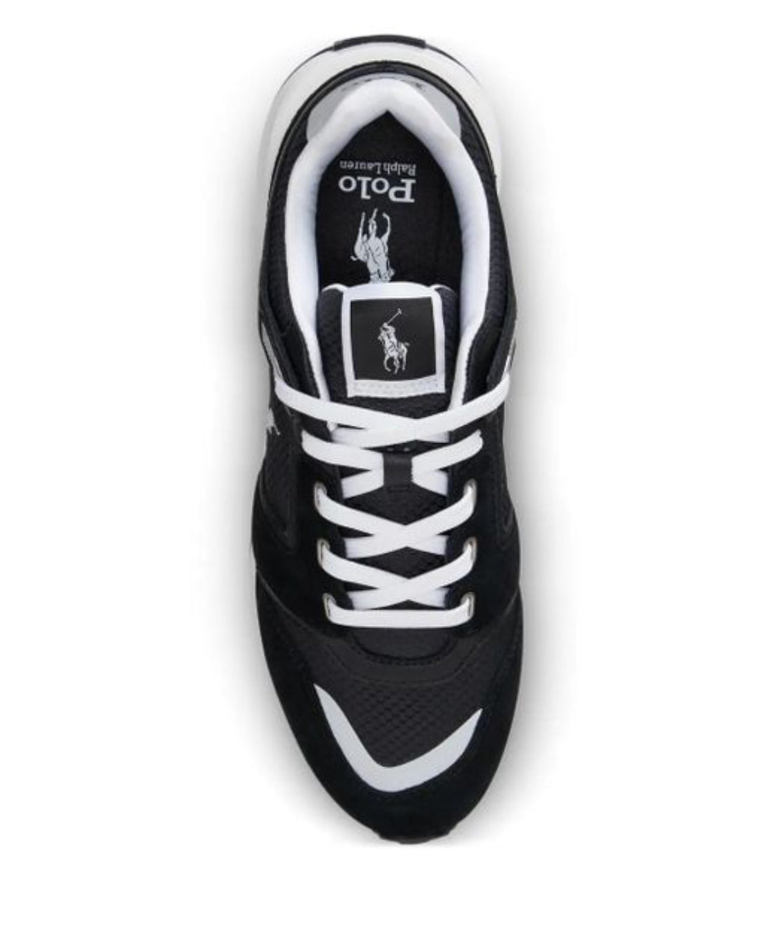 POLO RALPH LAUREN TRAIN 89 V2 SUED-PANELED SNEAKER
