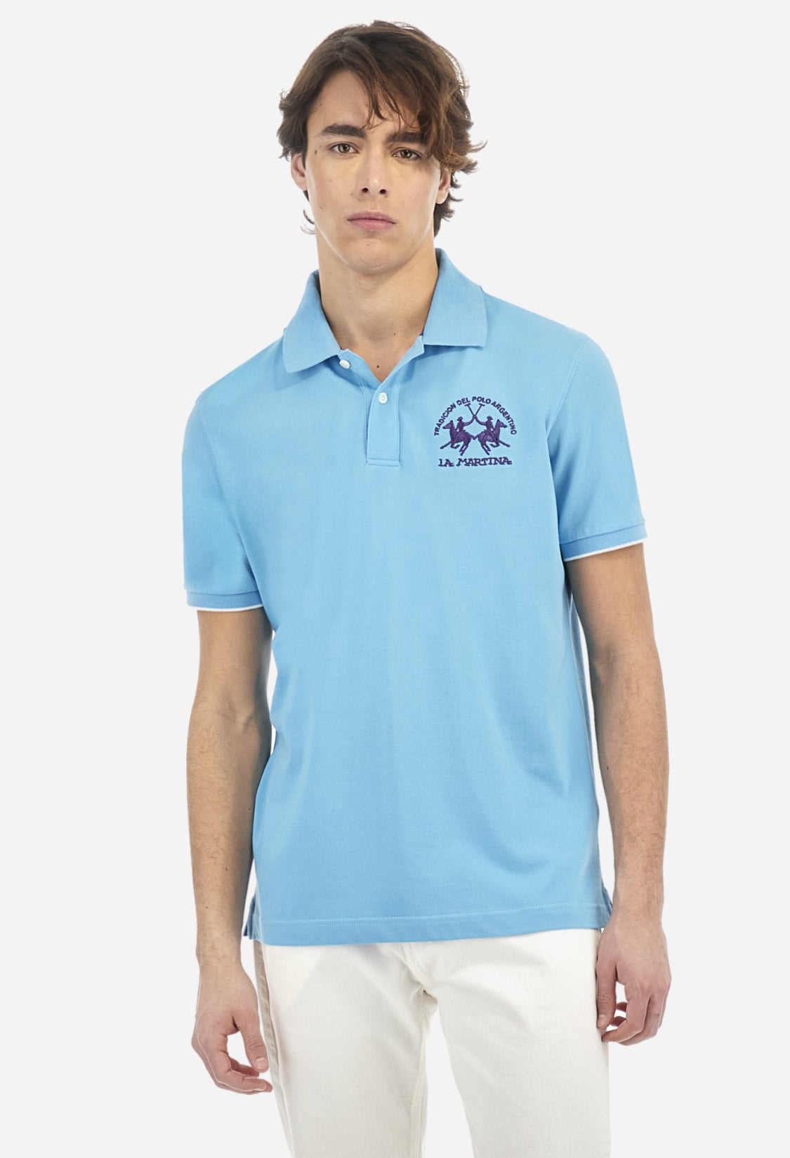 LA MARTINA MAN REGULAR FIT POLO SHIRT PIQUET MAP001