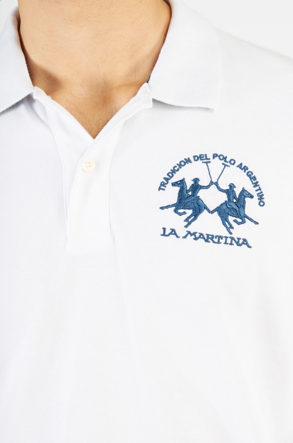 LA MARTINA MAN Basic POLO LONGSLEEVE PIQUET STRETCH CCMP03