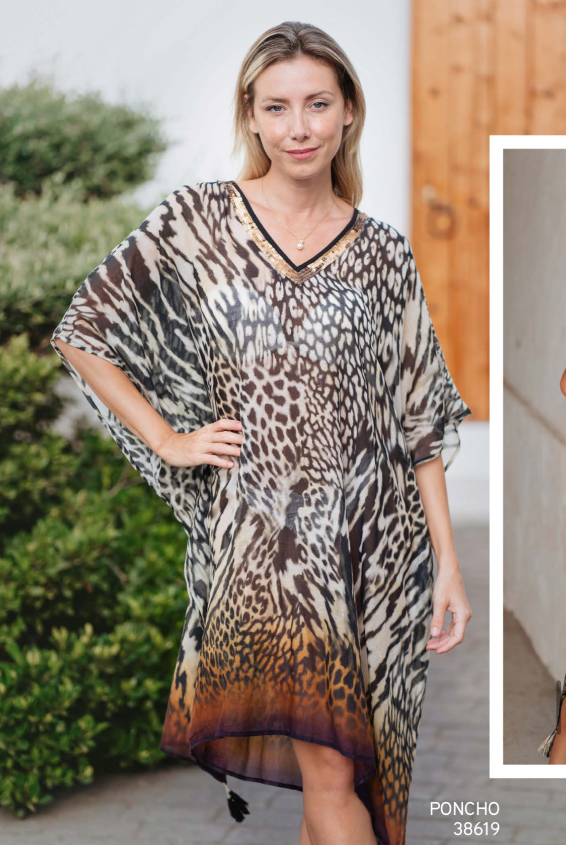 Isla Bonita Poncho dress one size