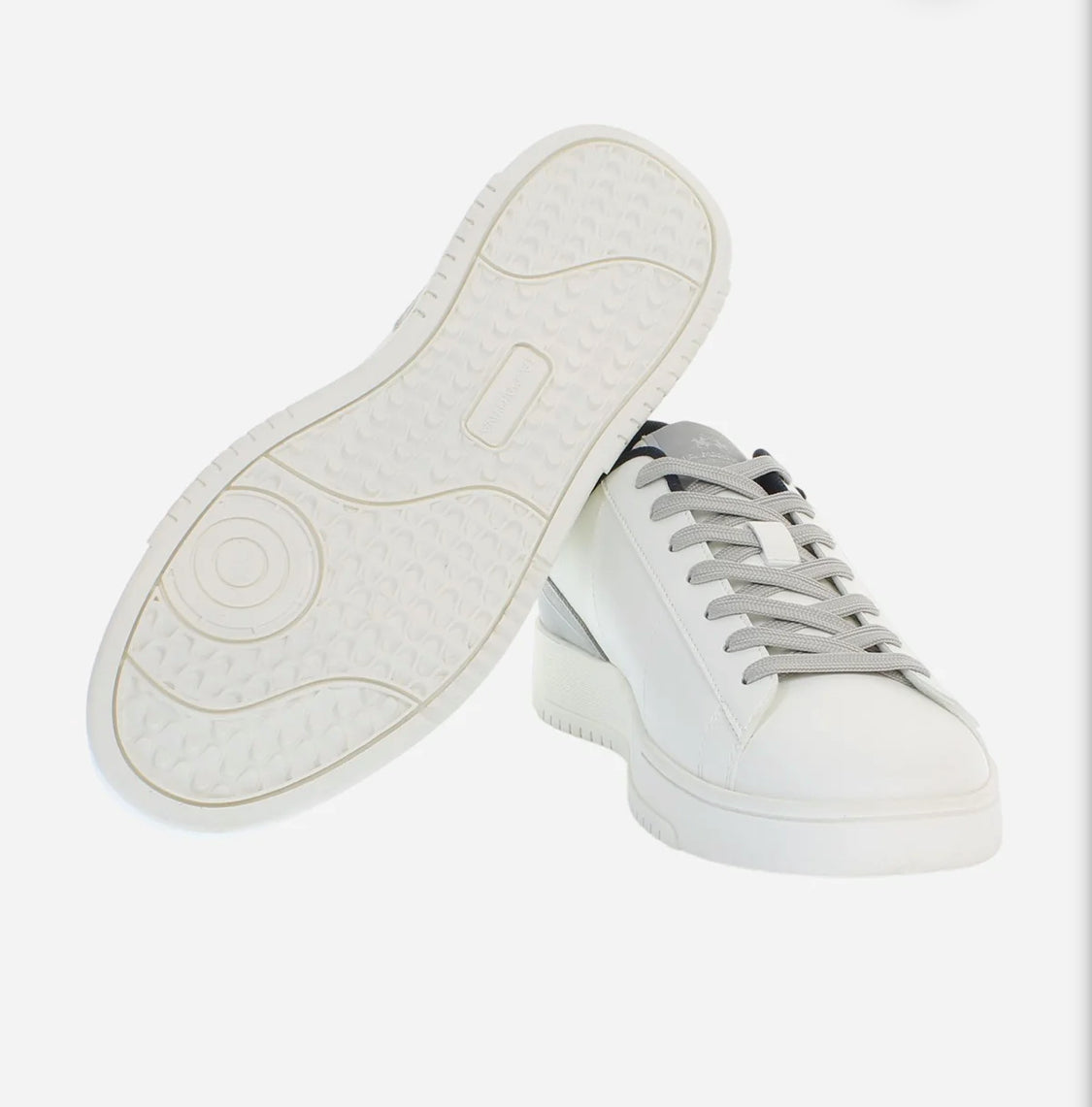 LA MARTINA CUP men's leather trainers with rubber sole