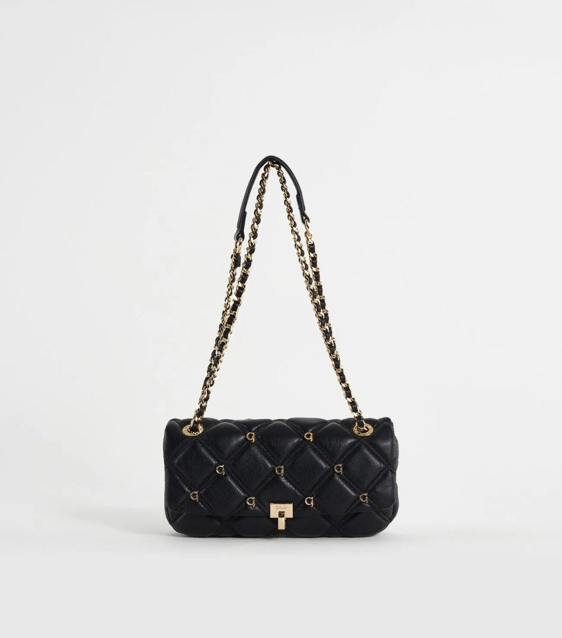 GAUDI Black quilted shoulder bag V4AI-11832