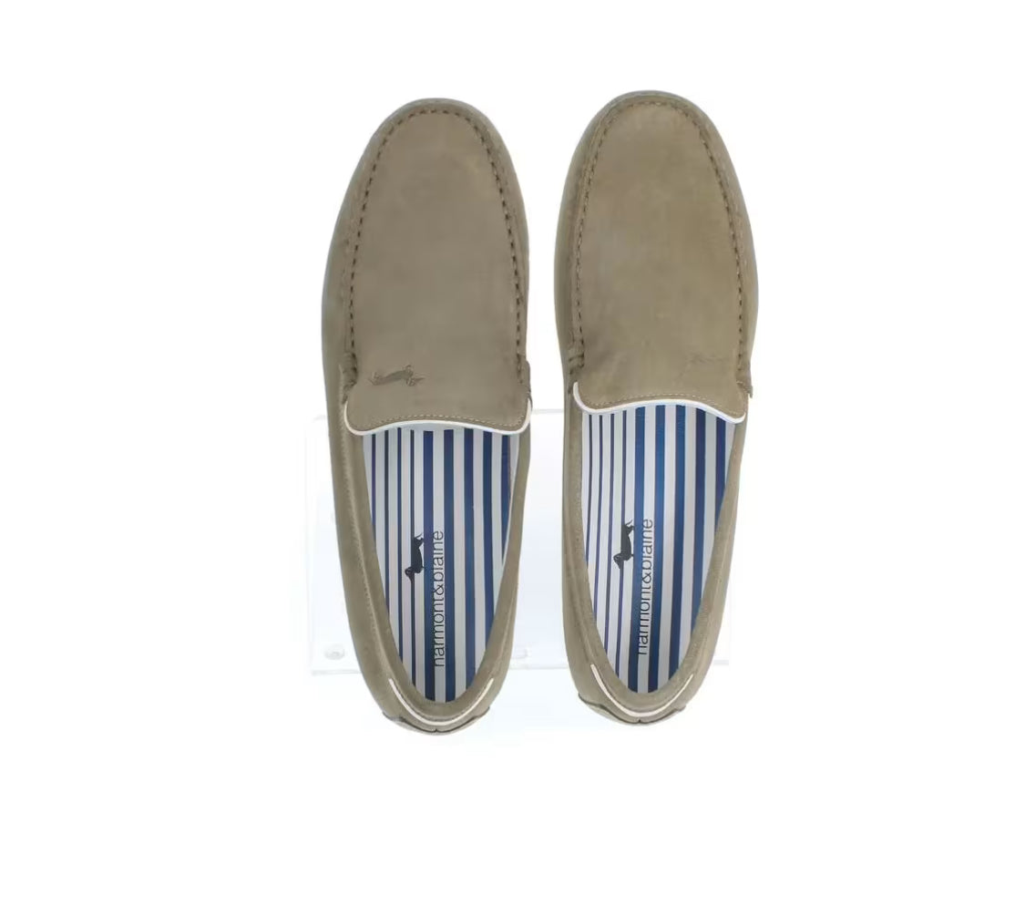 HARMOND & BLAINE SUEDE MOCASSINE
