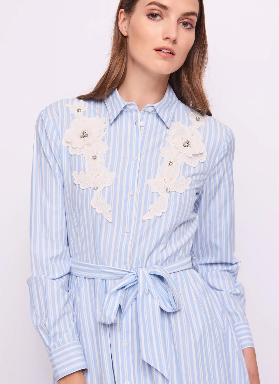 Gaudi women’s striped cotton dress 511FD15026