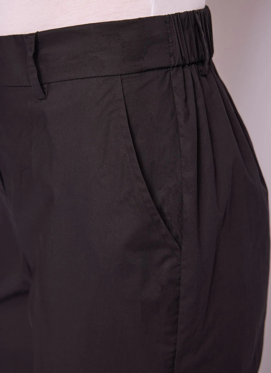 Gaudi women’s black poplin trousers