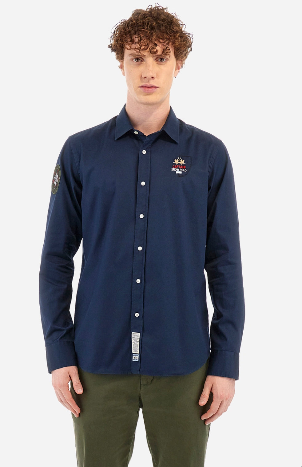 LA MARTINA MAN LONG SLEEVE COTTON SHIRT WMC301