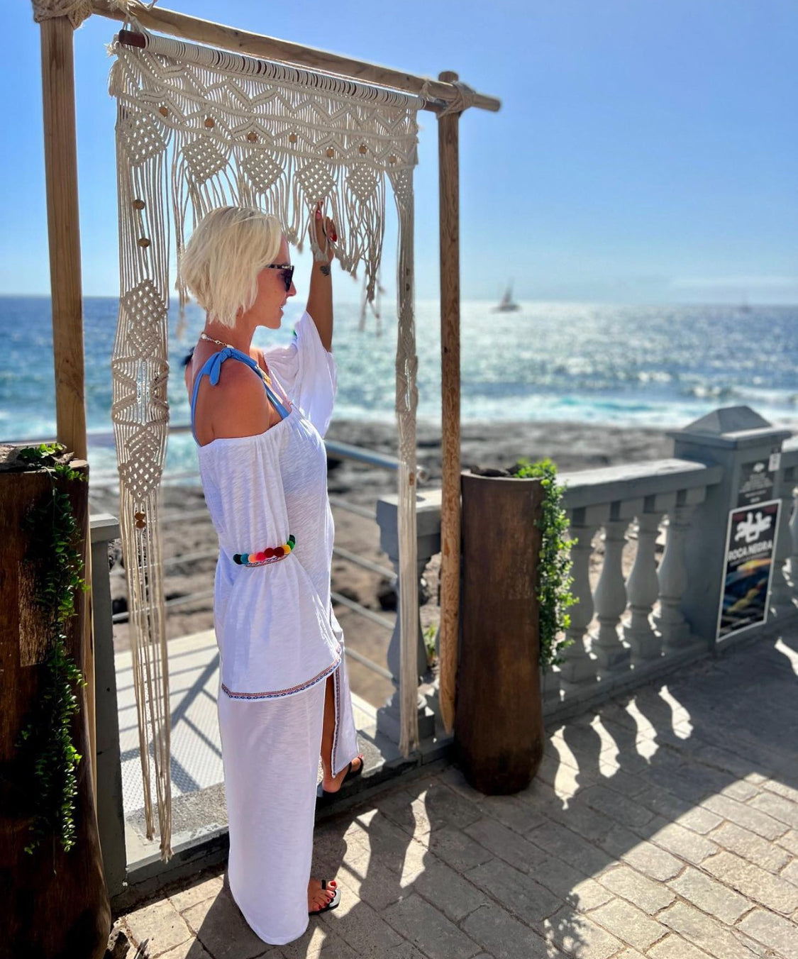 Pitusa White Beachwear Dress