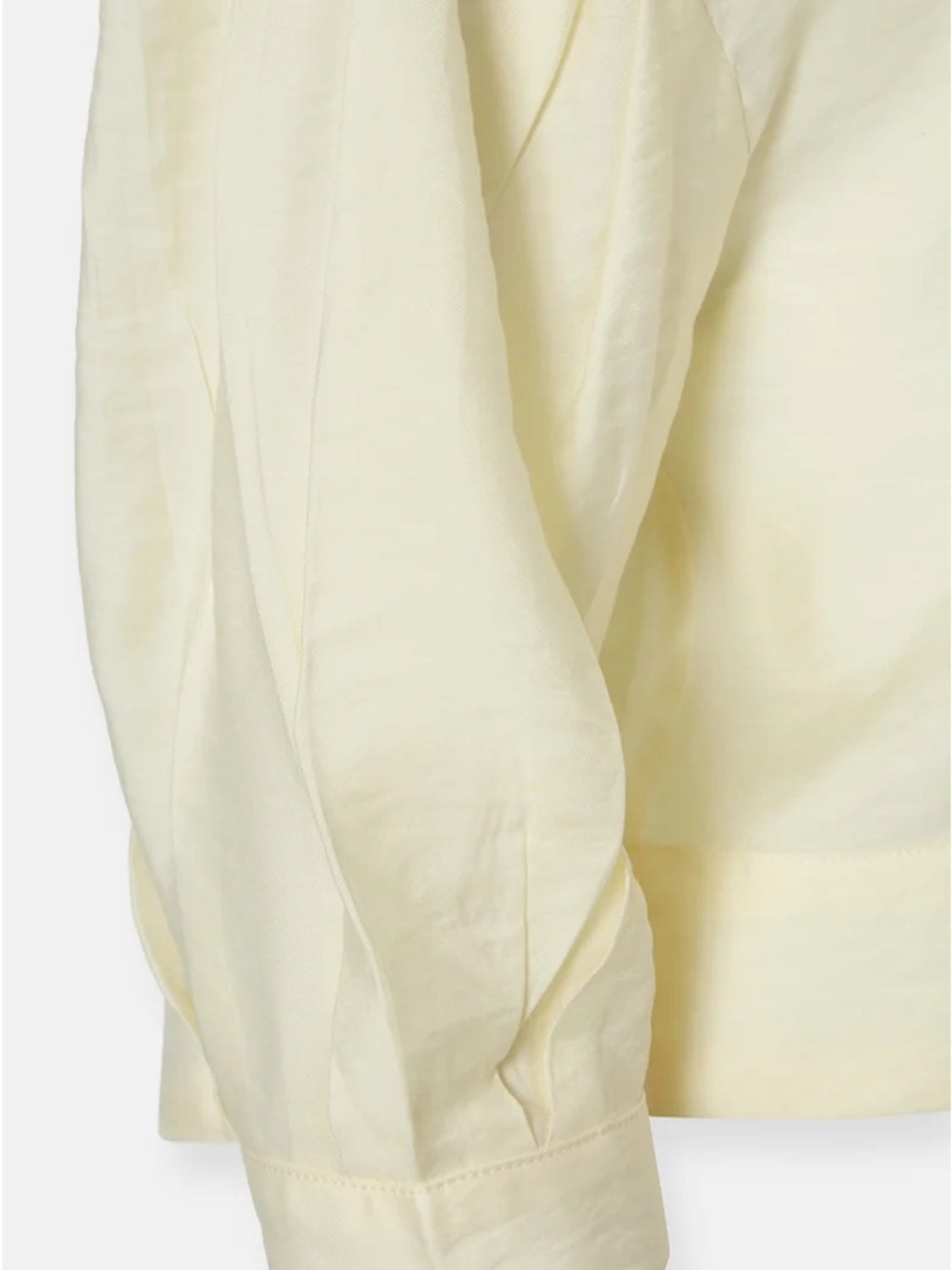 Anonyme Tencel spring butter crop shirt P16SB237