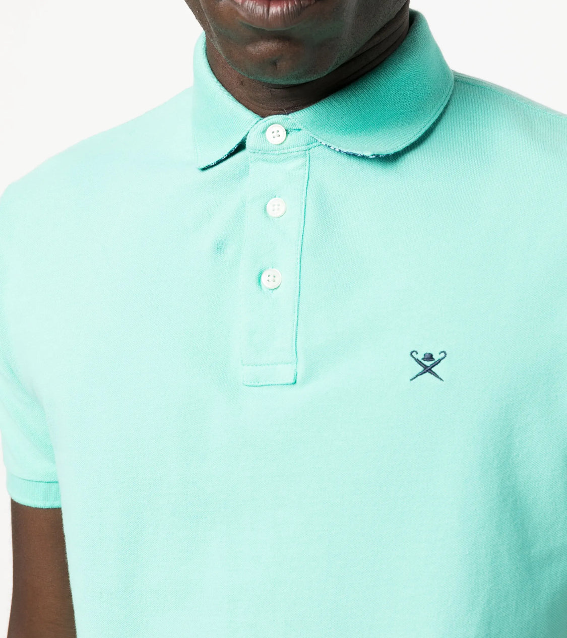 Hackett Swim Trim Polo T-Shirt White HM563134 classic fit