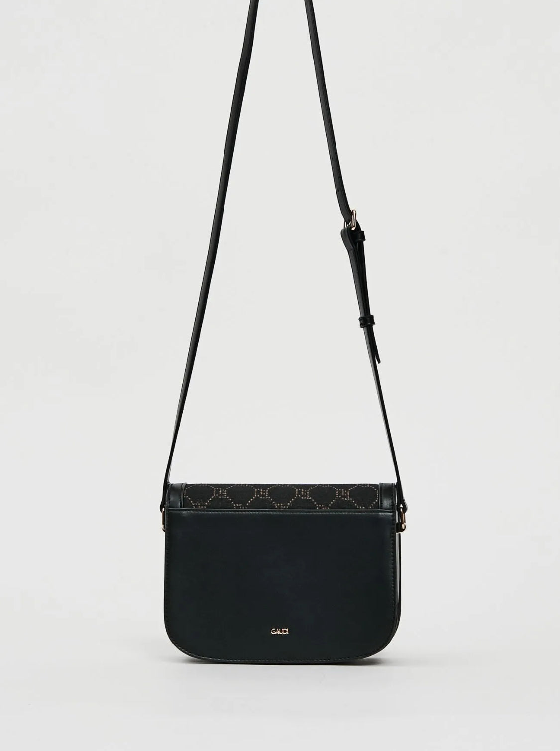 Gaudi Black mini crossbody bag with logo V5AI-12504