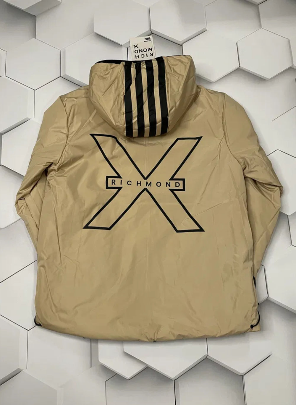 JOHN RICHMOND X ΔΙΠΛΗΣ ΟΨΗΣ ΜΠΟΥΦΑΝ REVERSIBLE JACKET UMA25044GB