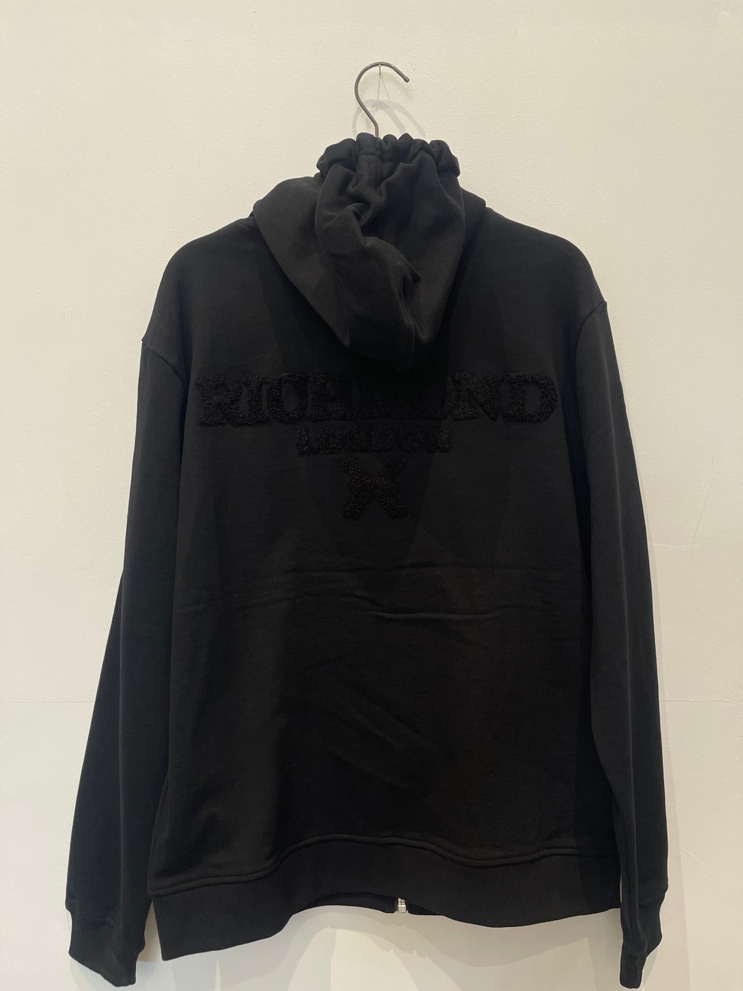RICHMOND X-cotton sweatshirt with logo on the back and HOODIE UMA25004FE
