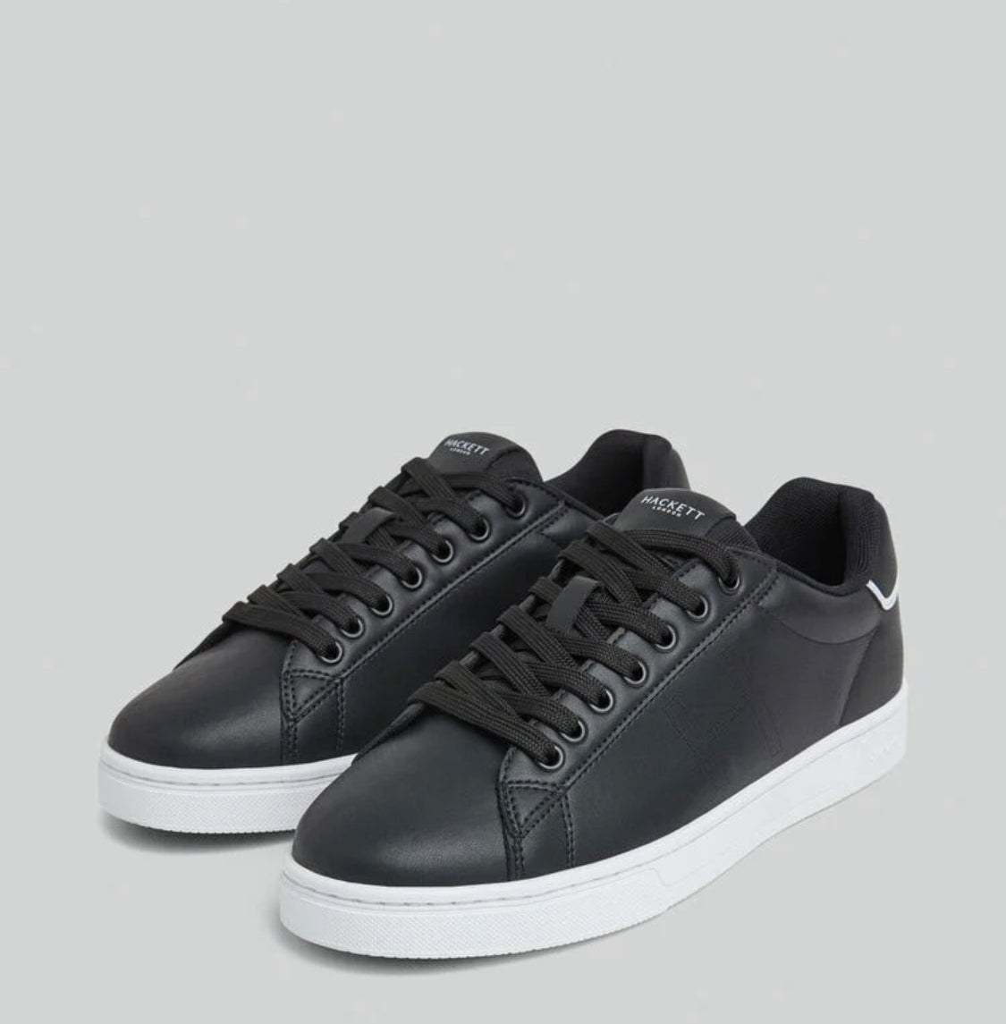 HACKETT HMS21333 MICROPERFORATED LEATHER TRAINERS 60%