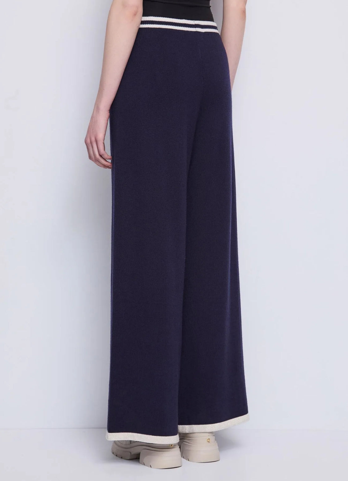 GAUDI WOMEN’S DRAWSTRING YARN TROUSERS 521BD23001