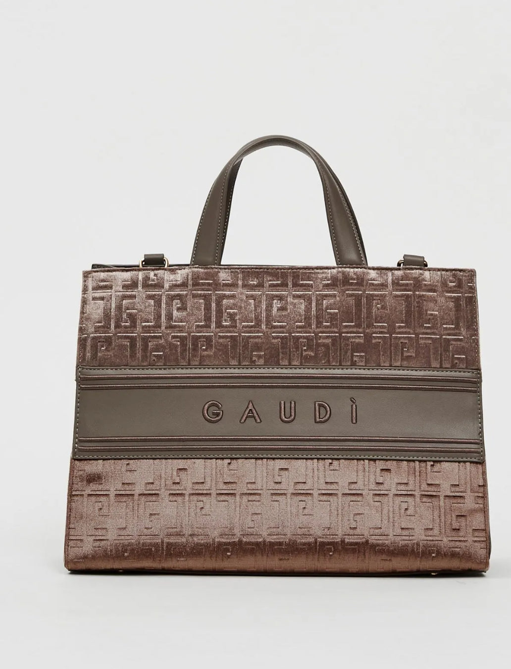 Gaudi Black velvet top handle bag 12300