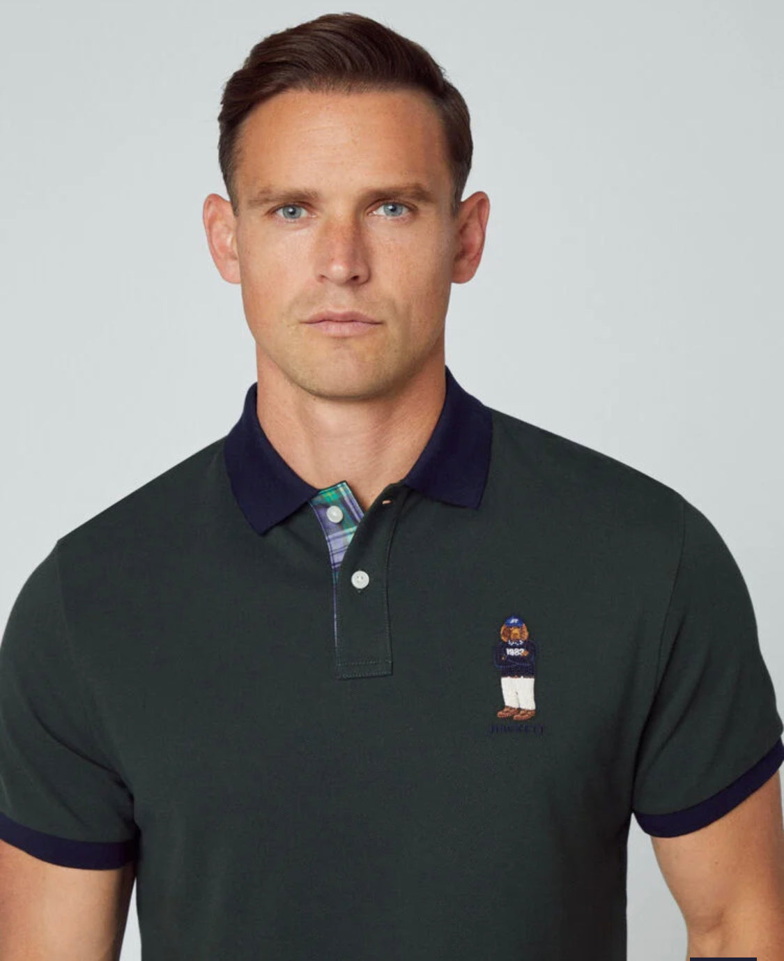 HACKETT COTTON POLO SHIRT WITH HARRY LOGO HM563193