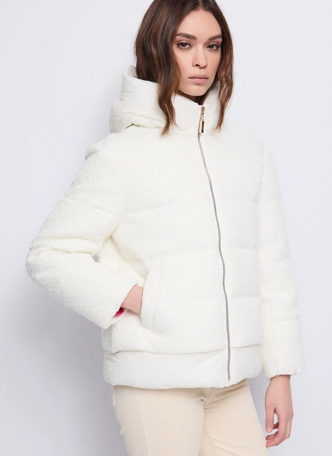 Gaudi Women's quilted down jacket with hood