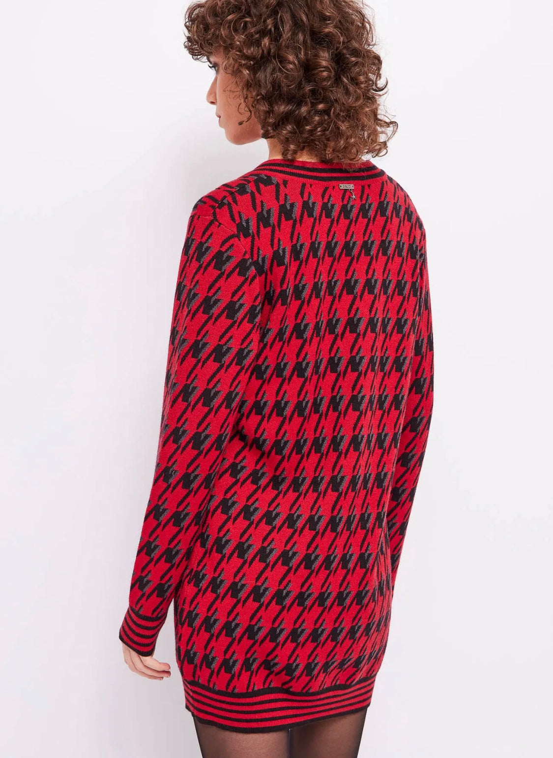 GAUDI SHORT HOUNDSTOOTH DRESS 321BD53053