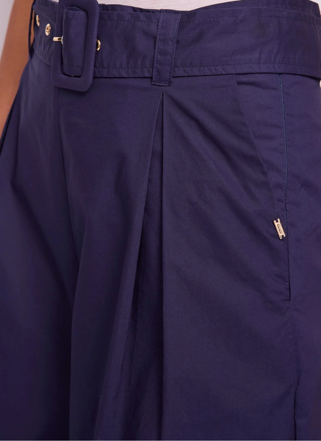 GAUDI WOMEN’S blue cotton trouser 511FD25010