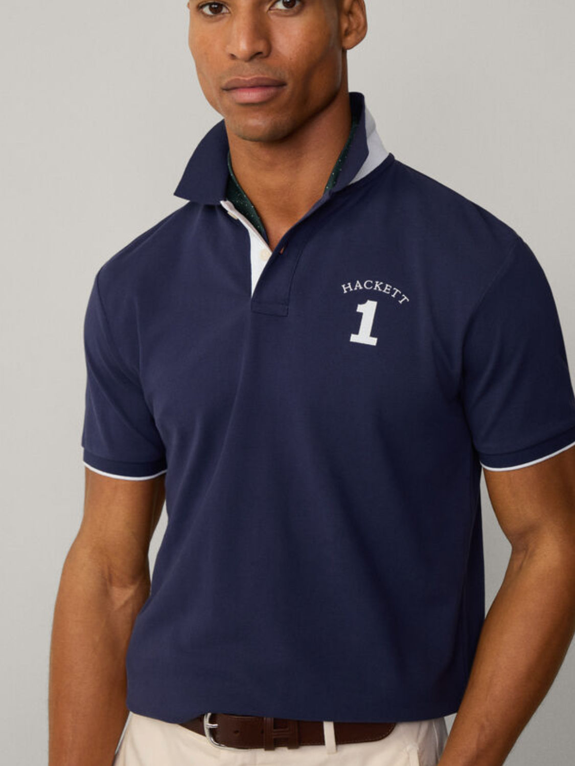 HACKETT CLASSIC FIT SHORT SLEEVE NUMBER POLO HM563414