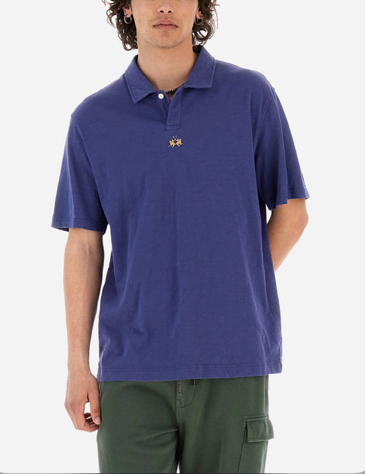 LA MARTINA MAN REGULAR FIT POLO SHIRT IN COTTON YMP018